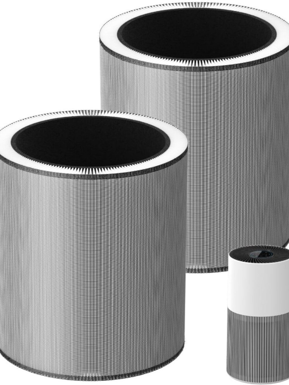 2-Pack Replacement Filter for 4-Stage Air Purifier - Compatible
